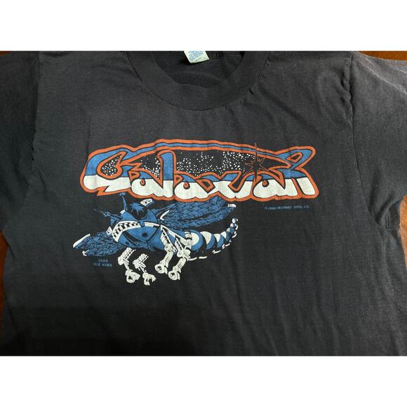 Vintage Original Galaxian Arcade 1980 Midway Large T-Shirt Single Stitch Wiz Kid - Picture 3 of 9